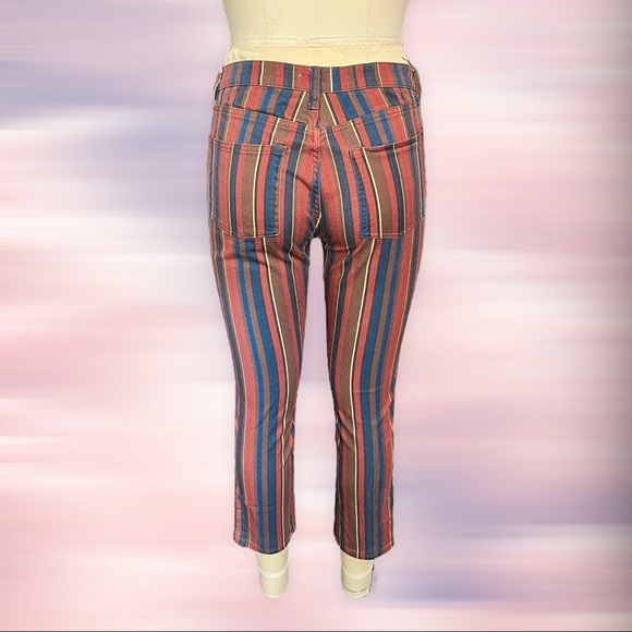 Weworewhat stripe low rise cropped jeans size 6/28 - Picture 3 of 8